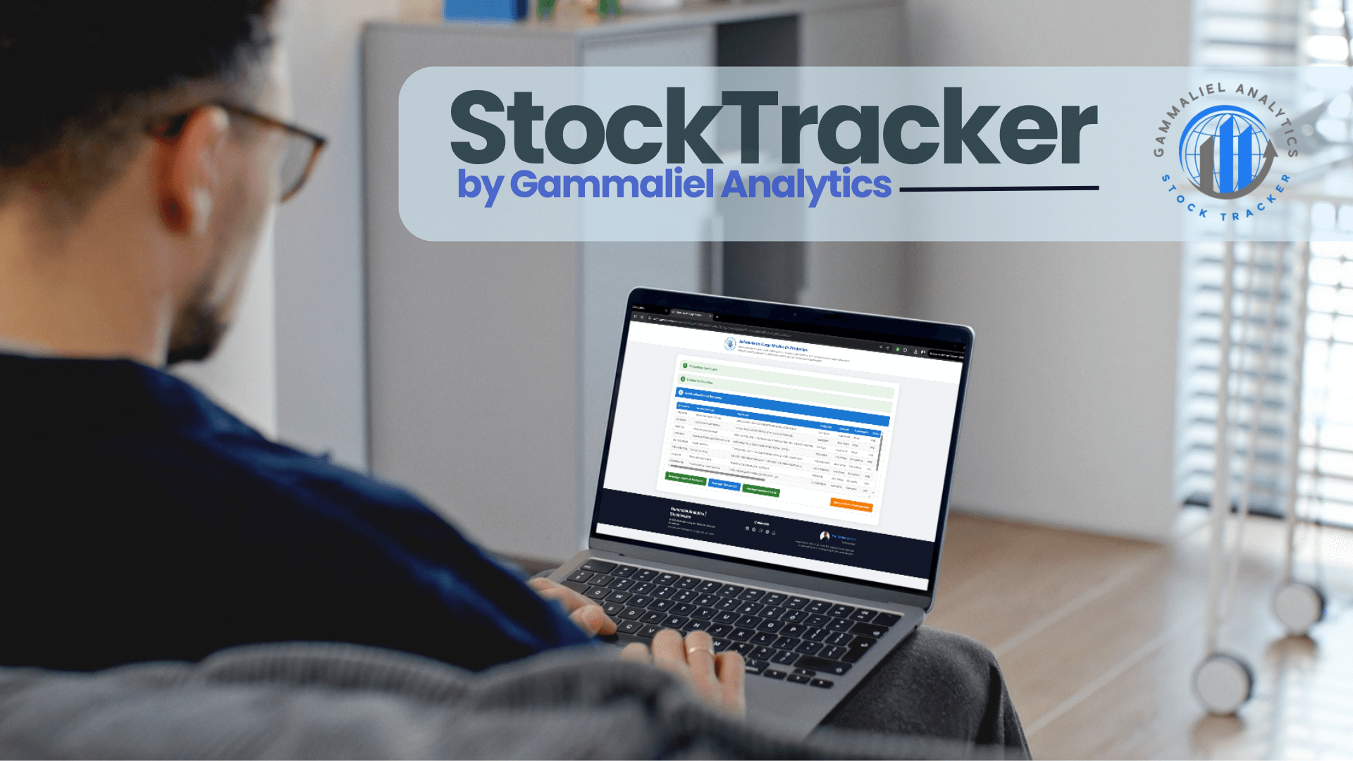 Previsualización de la aplicación StockTracker