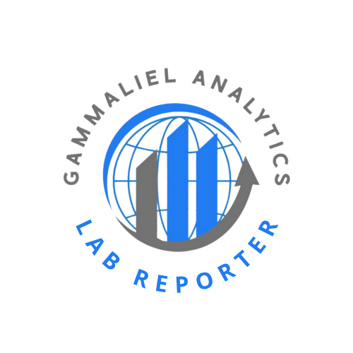 Logo Lab Reporter, software de gestión de laboratorios